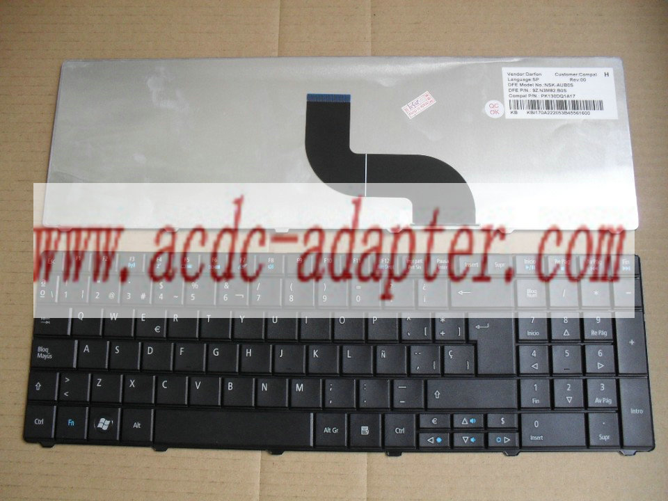 New ACER Aspire 5536 5536G 5810T 5738Z SPANISH/SP KEYBOARD TECLA New ACER Aspire 5536 5536G 5810T 5738Z SPANISH/SP KEYBOARD TECLA